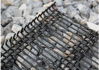 Het vlakke Buigende Geweven Roestvrije staal plooide de Geweven Kolenmijn van het Draadnetwerk